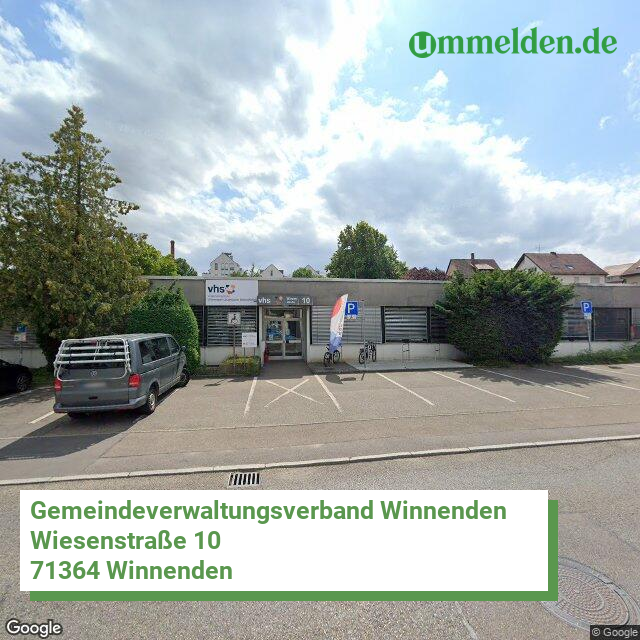 081195006 streetview amt Gemeindeverwaltungsverband Winnenden