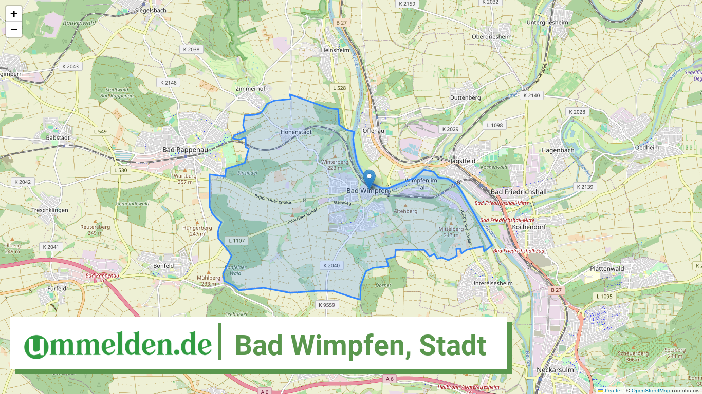 081250007007 Bad Wimpfen Stadt