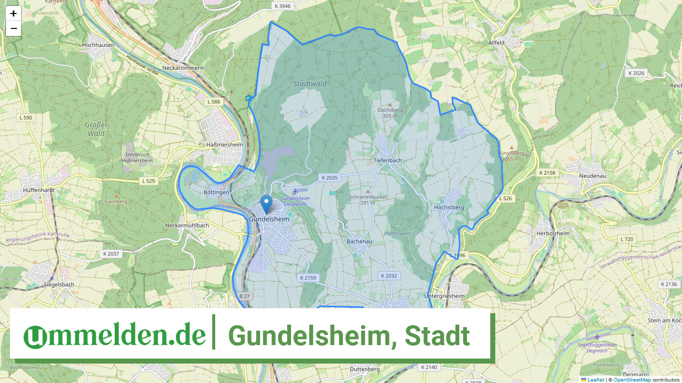 081250039039 Gundelsheim Stadt