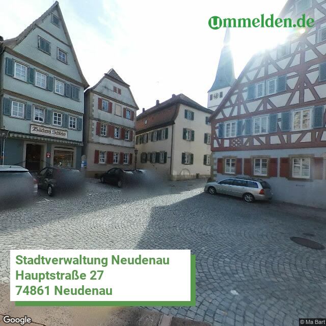 081250068068 streetview amt Neudenau Stadt
