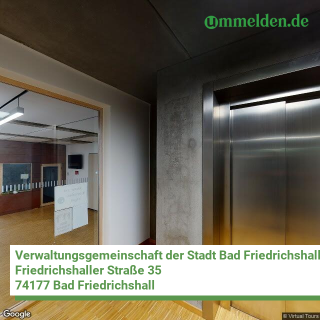081255001 streetview amt Verwaltungsgemeinschaft der Stadt Bad Friedrichshall