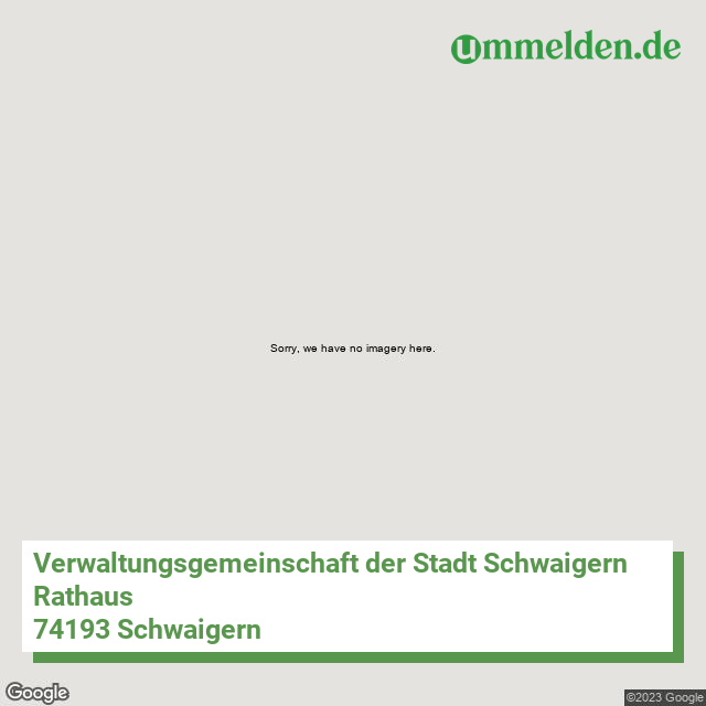 081255013 streetview amt Verwaltungsgemeinschaft der Stadt Schwaigern