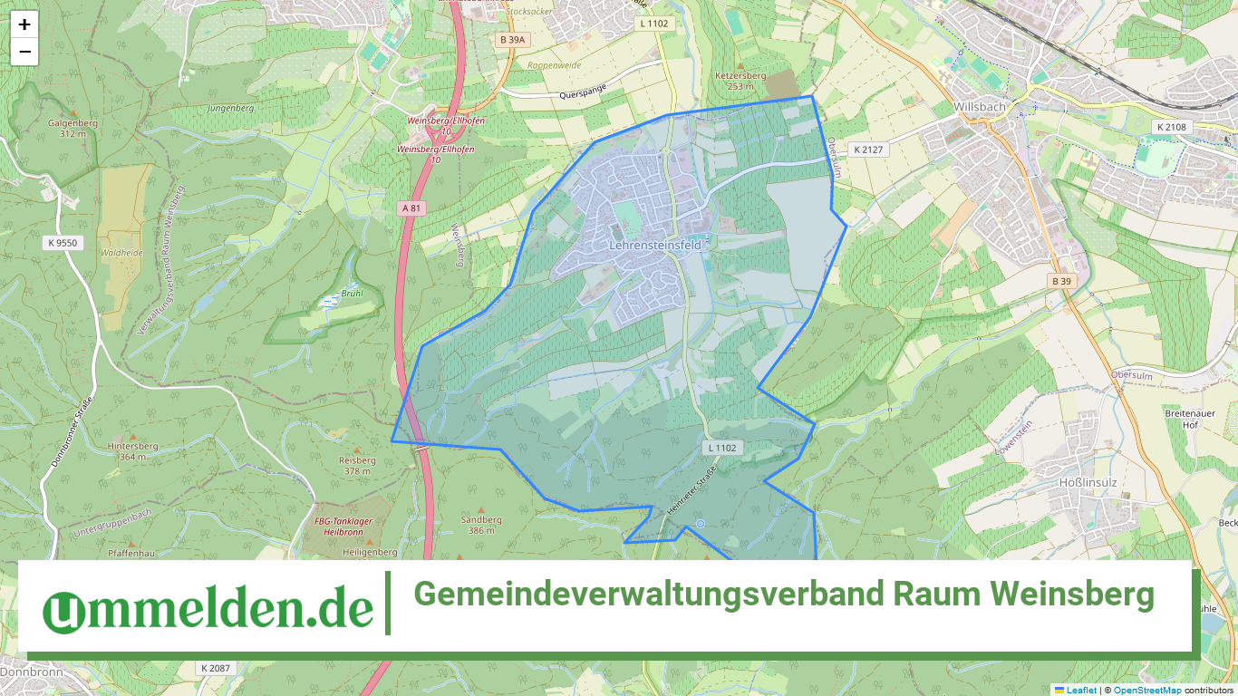 081255014 Gemeindeverwaltungsverband Raum Weinsberg