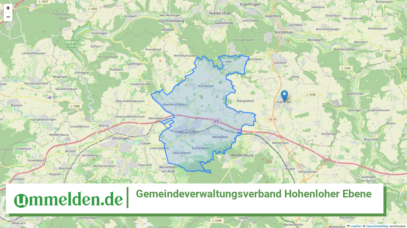 081265001 Gemeindeverwaltungsverband Hohenloher Ebene
