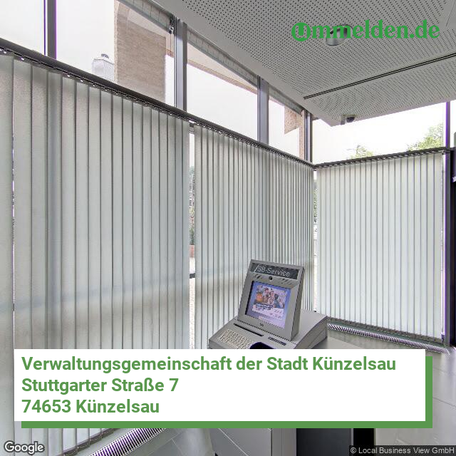 081265003 streetview amt Verwaltungsgemeinschaft der Stadt Kuenzelsau
