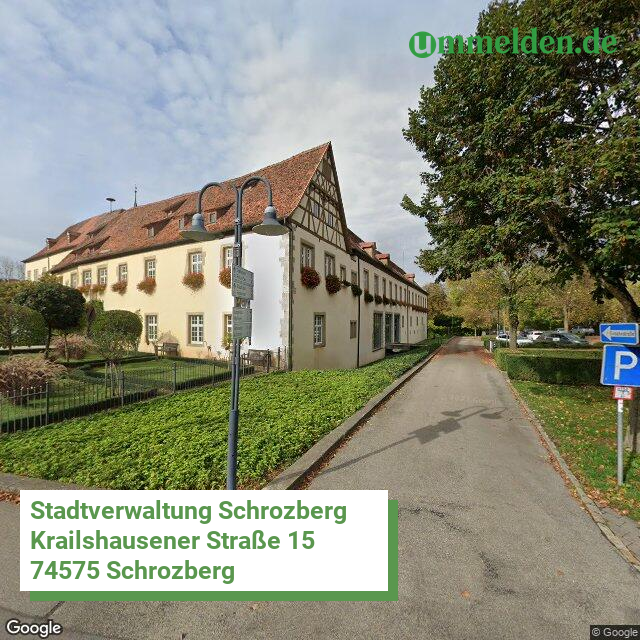 081270075075 streetview amt Schrozberg Stadt