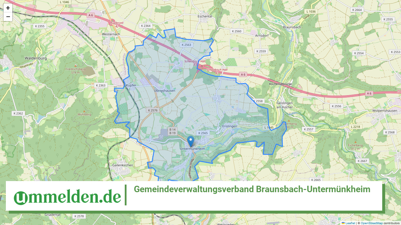 081275001 Gemeindeverwaltungsverband Braunsbach Untermuenkheim