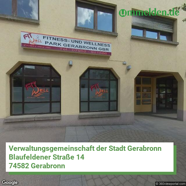 081275004 streetview amt Verwaltungsgemeinschaft der Stadt Gerabronn