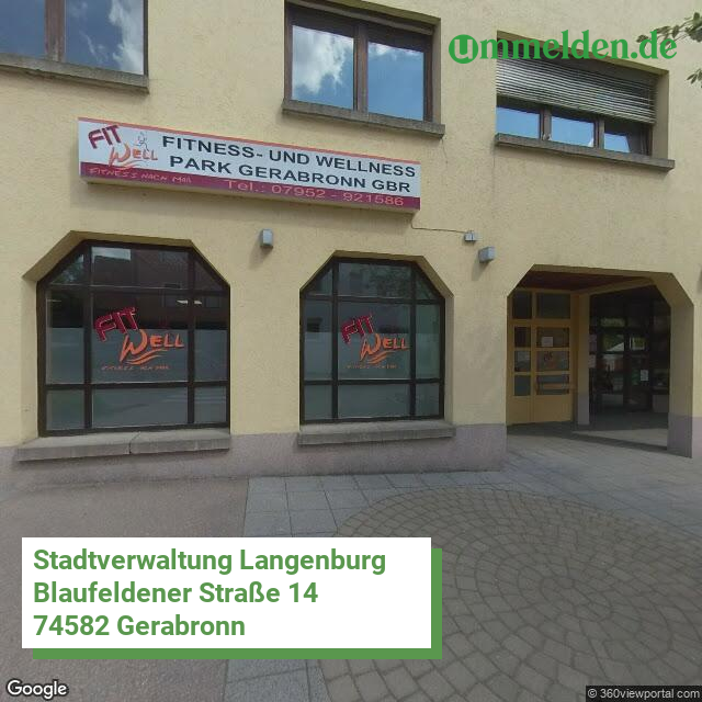 081275004047 streetview amt Langenburg Stadt