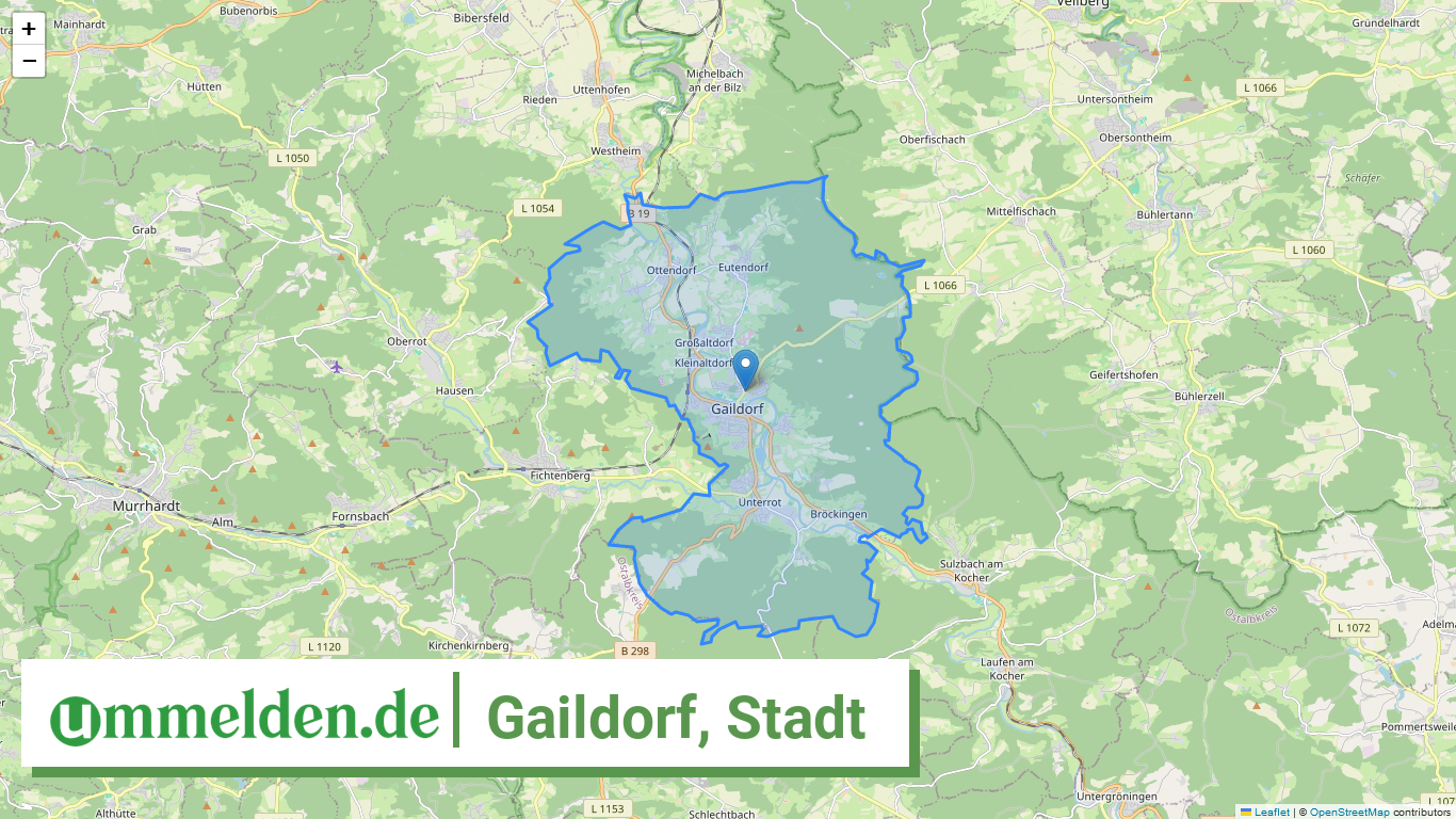 081275006025 Gaildorf Stadt