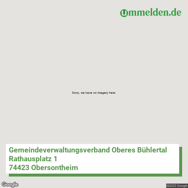 081275007 streetview amt Gemeindeverwaltungsverband Oberes Buehlertal