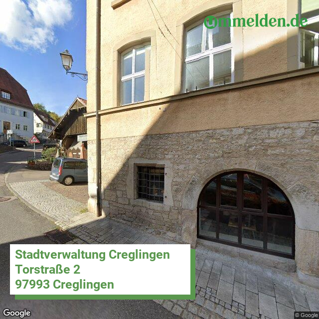 081280020020 streetview amt Creglingen Stadt