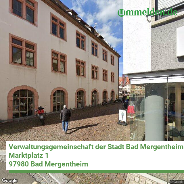 081285001 streetview amt Verwaltungsgemeinschaft der Stadt Bad Mergentheim