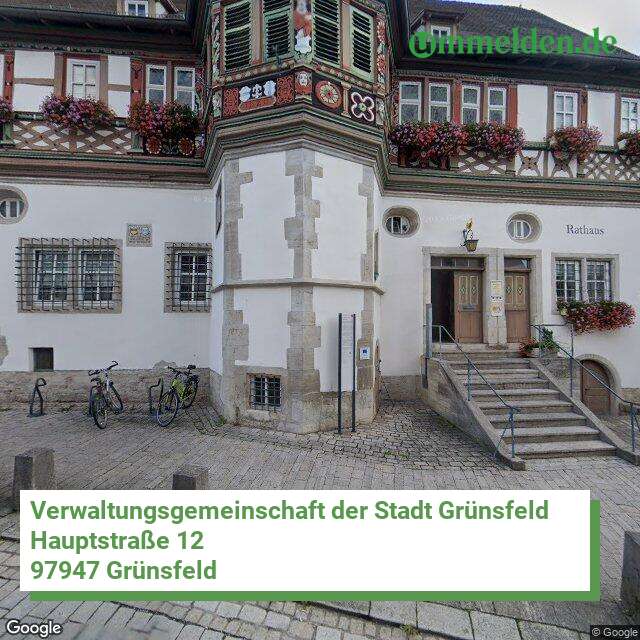 081285003 streetview amt Verwaltungsgemeinschaft der Stadt Gruensfeld