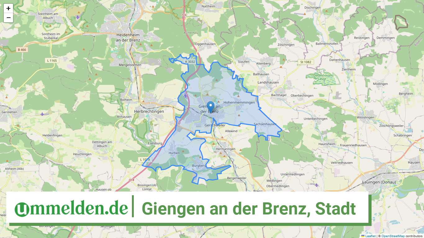 081355001016 Giengen an der Brenz Stadt