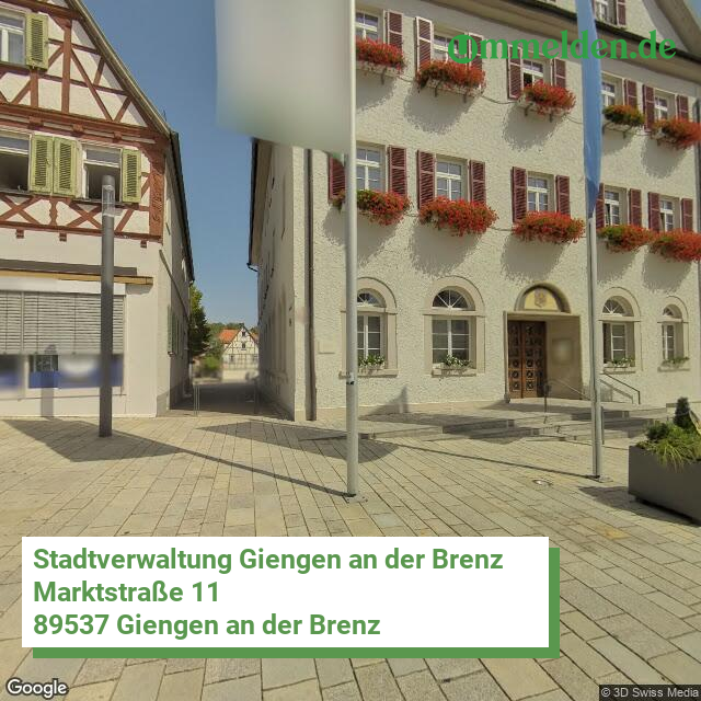 081355001016 streetview amt Giengen an der Brenz Stadt