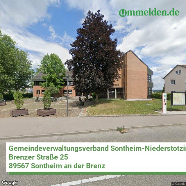 081355003 streetview amt Gemeindeverwaltungsverband Sontheim Niederstotzingen