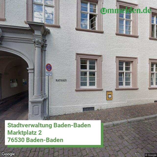 08211 streetview amt Baden Baden Stadtkreis