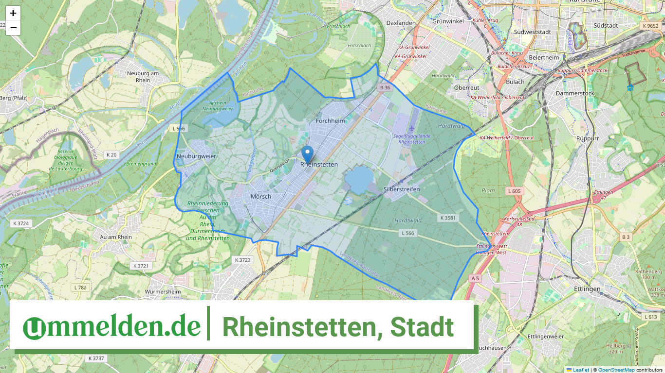082150108108 Rheinstetten Stadt