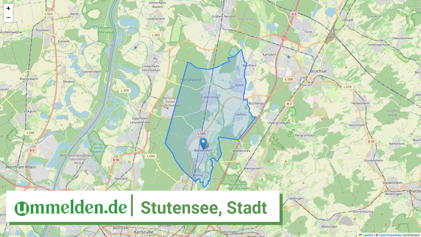 082150109109 Stutensee Stadt