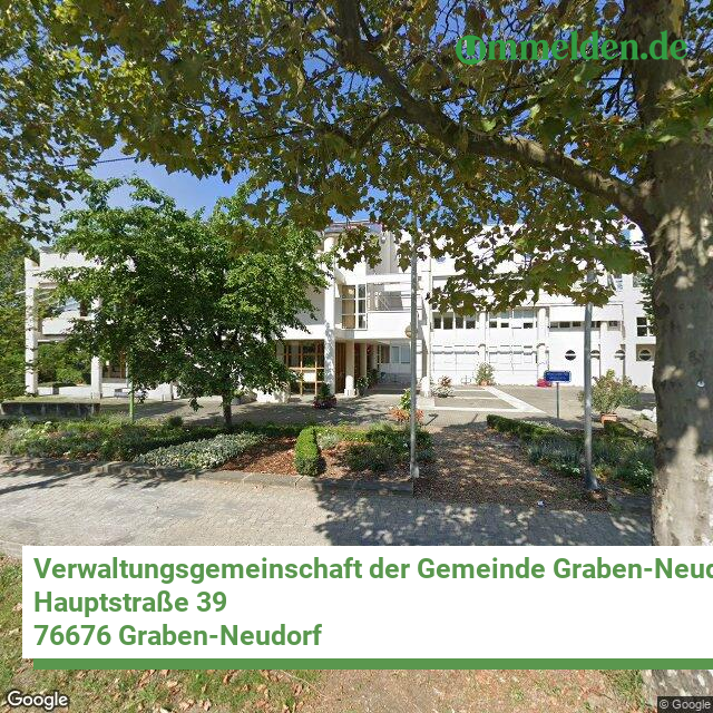 082155004 streetview amt Verwaltungsgemeinschaft der Gemeinde Graben Neudorf