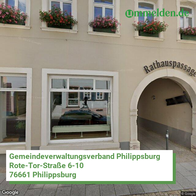 082155006 streetview amt Gemeindeverwaltungsverband Philippsburg