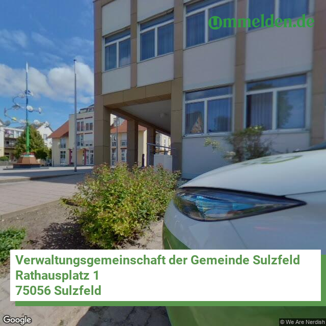 082155007 streetview amt Verwaltungsgemeinschaft der Gemeinde Sulzfeld