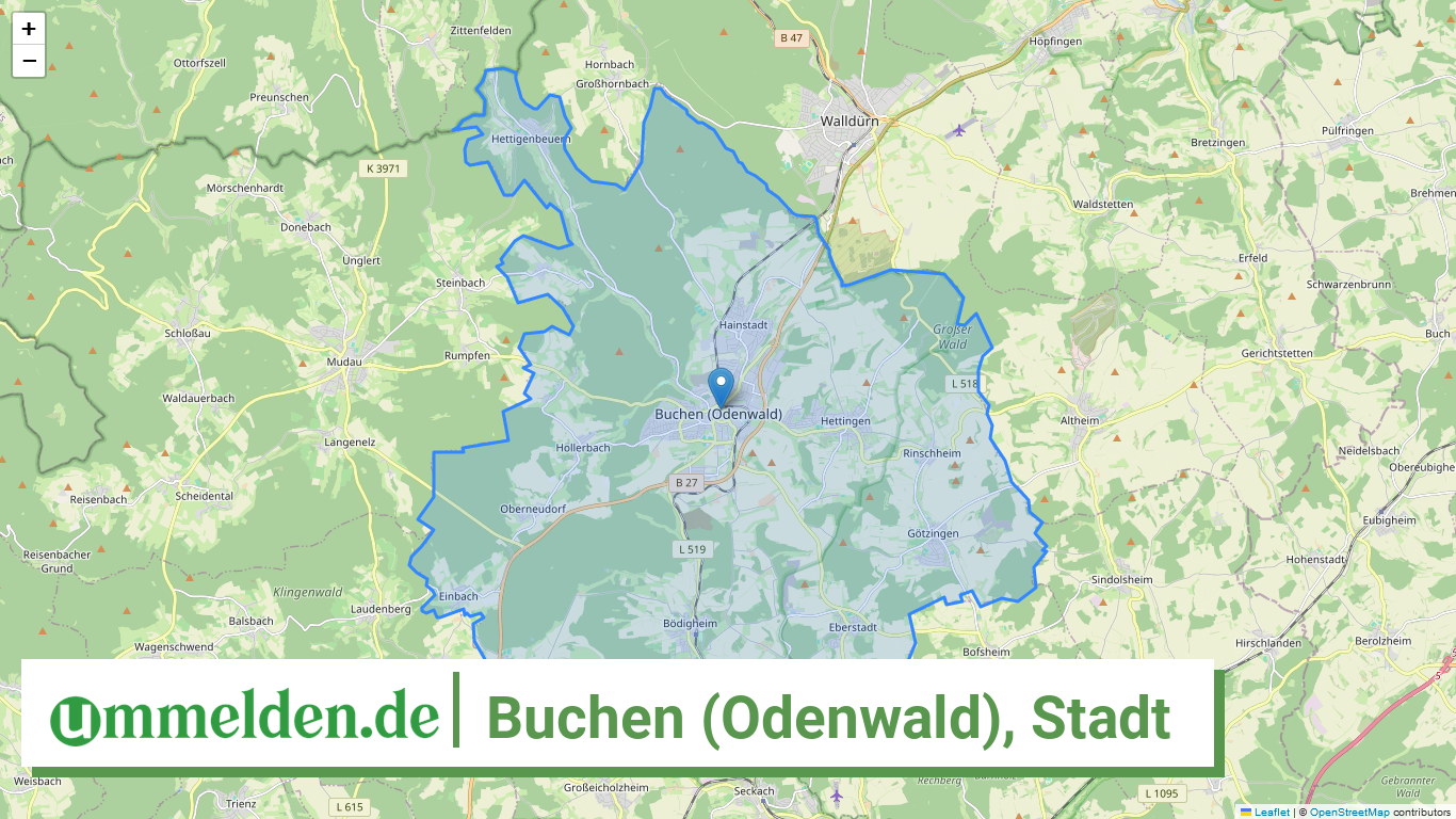 082250014014 Buchen Odenwald Stadt
