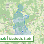 082255005058 Mosbach Stadt