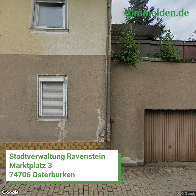 082255007114 streetview amt Ravenstein Stadt