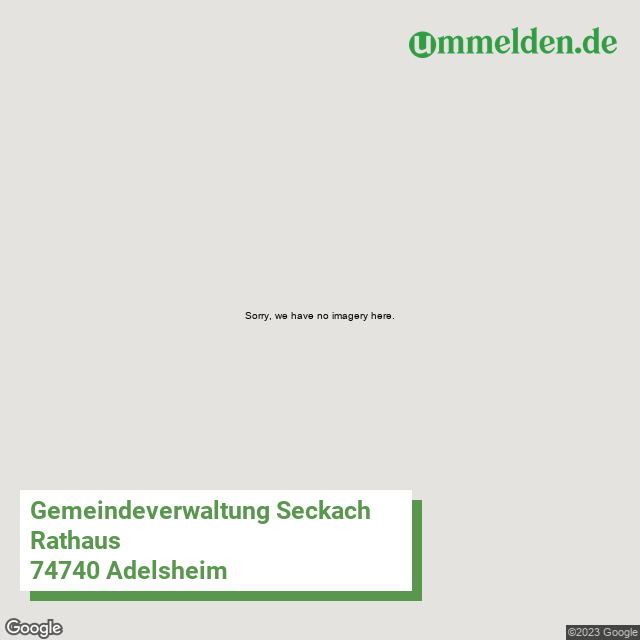 082255009091 streetview amt Seckach