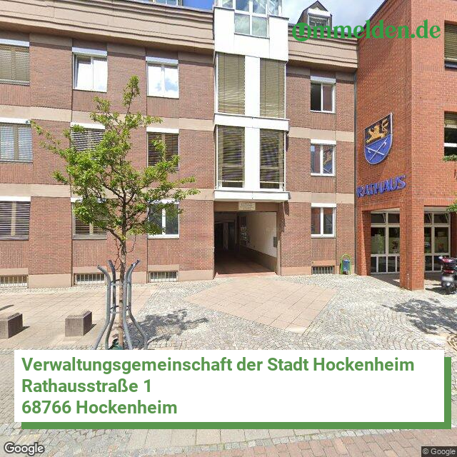 082265004 streetview amt Verwaltungsgemeinschaft der Stadt Hockenheim