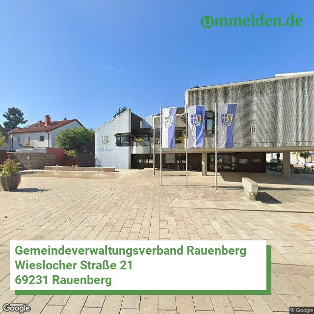 082265006 streetview amt Gemeindeverwaltungsverband Rauenberg