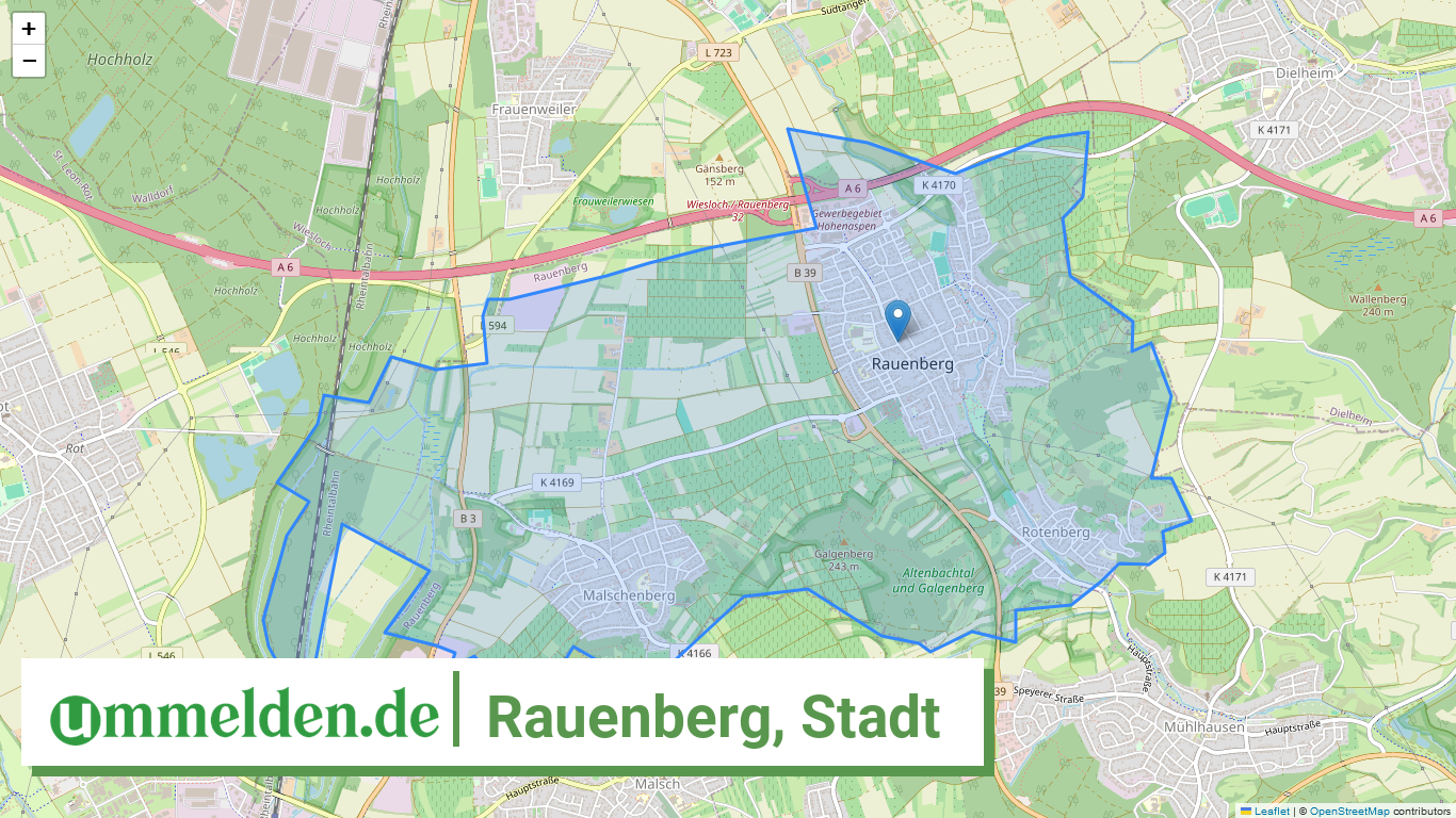 082265006065 Rauenberg Stadt