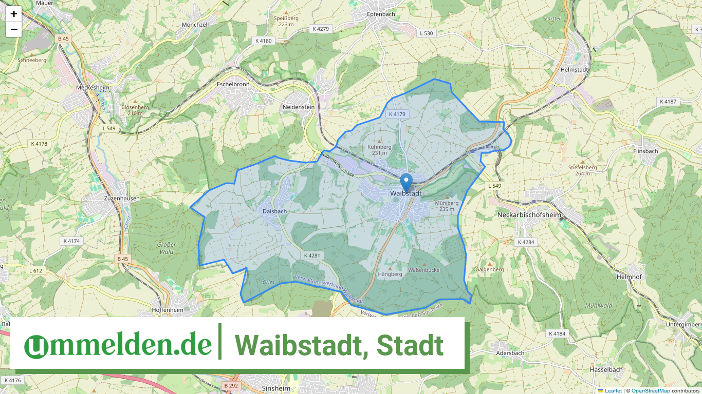 082265009091 Waibstadt Stadt