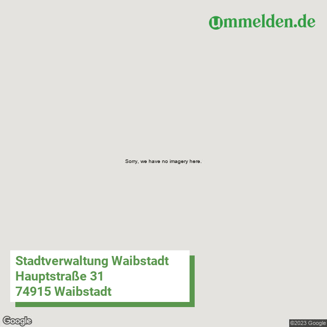 082265009091 streetview amt Waibstadt Stadt