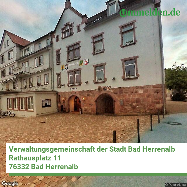 082355003 streetview amt Verwaltungsgemeinschaft der Stadt Bad Herrenalb