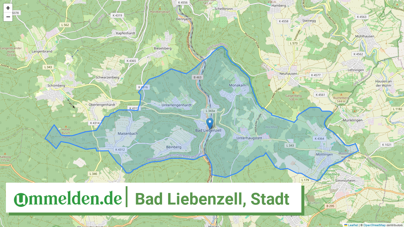 082355004008 Bad Liebenzell Stadt