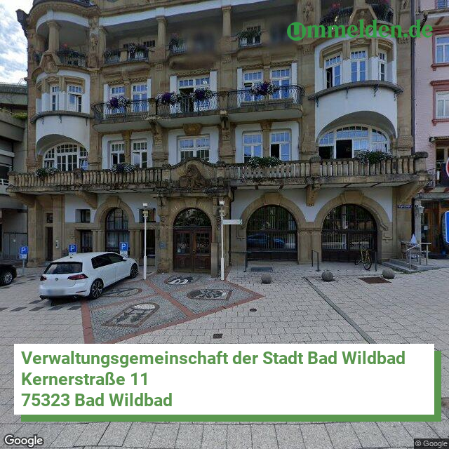 082355008 streetview amt Verwaltungsgemeinschaft der Stadt Bad Wildbad