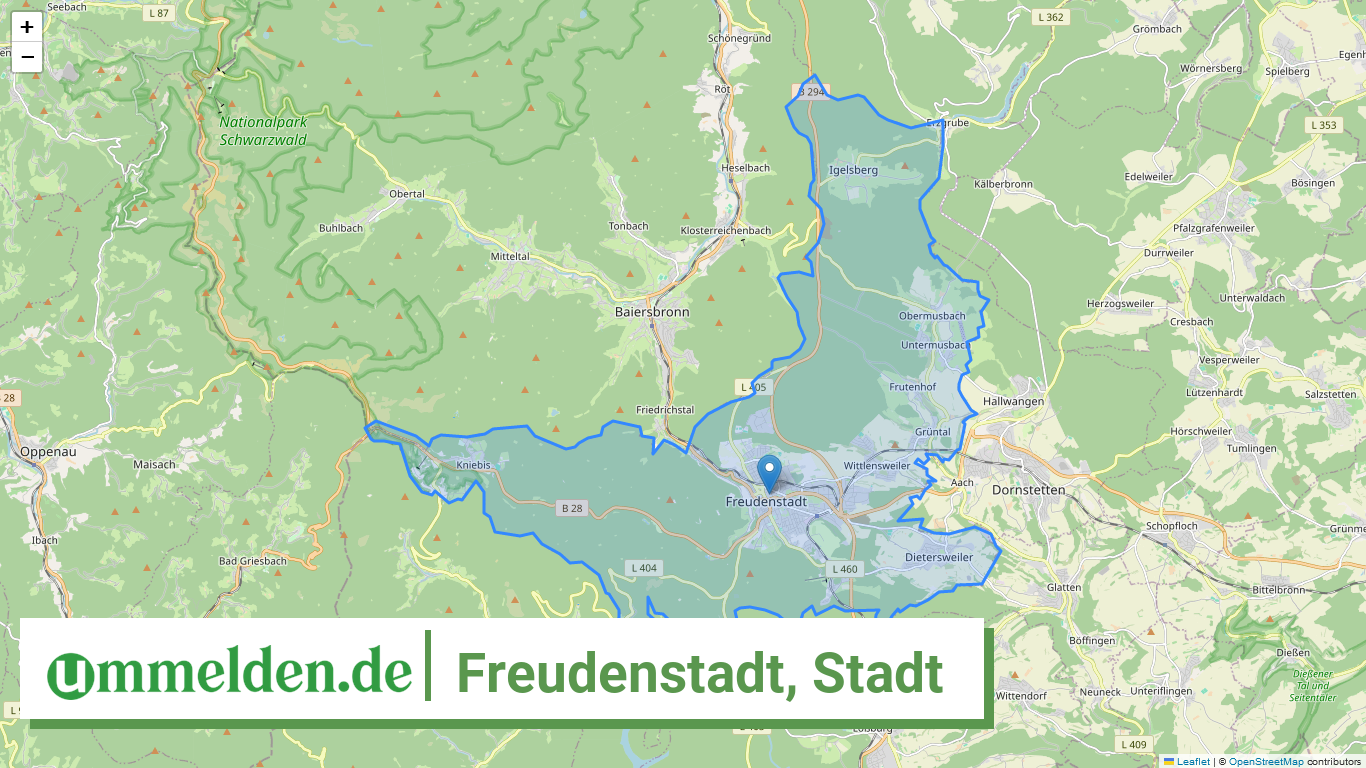 082375002028 Freudenstadt Stadt