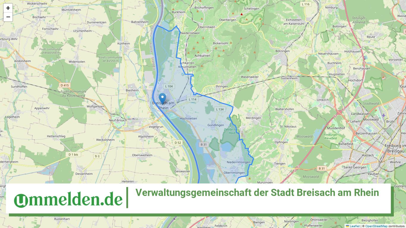 083155002 Verwaltungsgemeinschaft der Stadt Breisach am Rhein