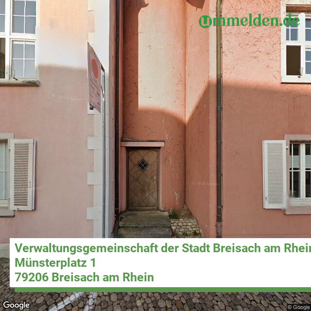 083155002 streetview amt Verwaltungsgemeinschaft der Stadt Breisach am Rhein