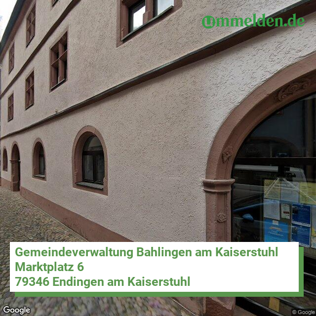 083165005002 streetview amt Bahlingen am Kaiserstuhl