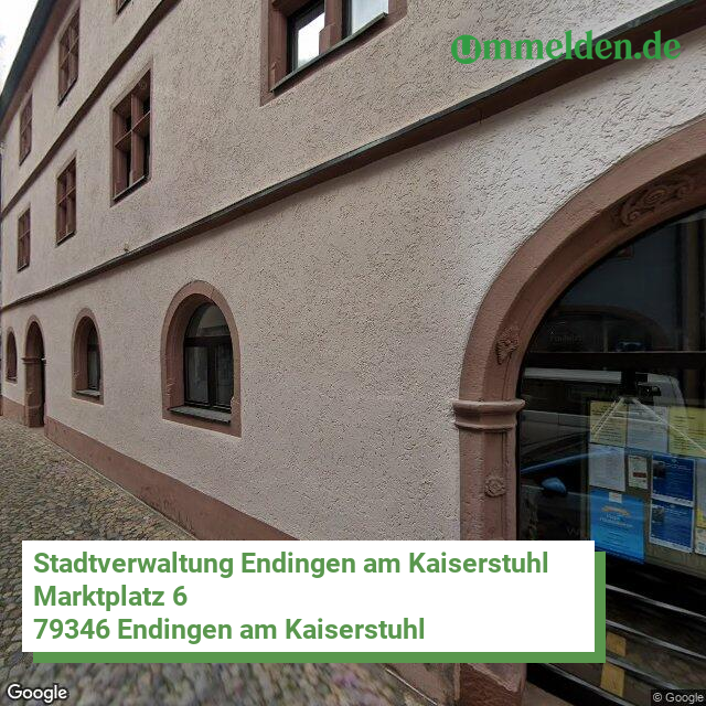 083165005012 streetview amt Endingen am Kaiserstuhl Stadt