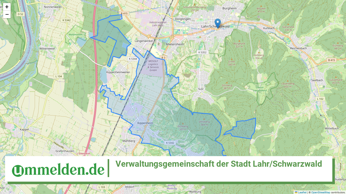 083175007 Verwaltungsgemeinschaft der Stadt Lahr Schwarzwald