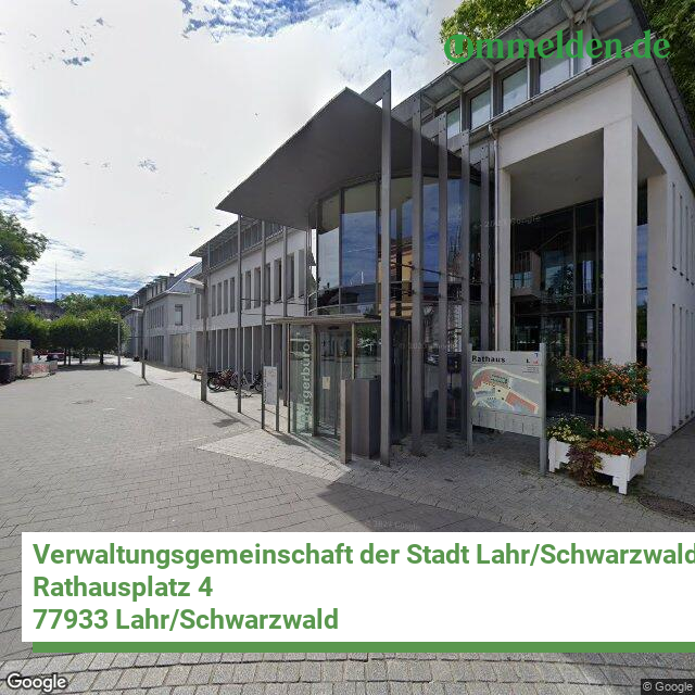 083175007 streetview amt Verwaltungsgemeinschaft der Stadt Lahr Schwarzwald