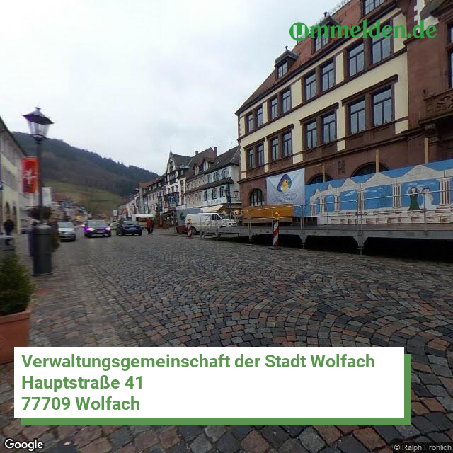 083175013 streetview amt Verwaltungsgemeinschaft der Stadt Wolfach