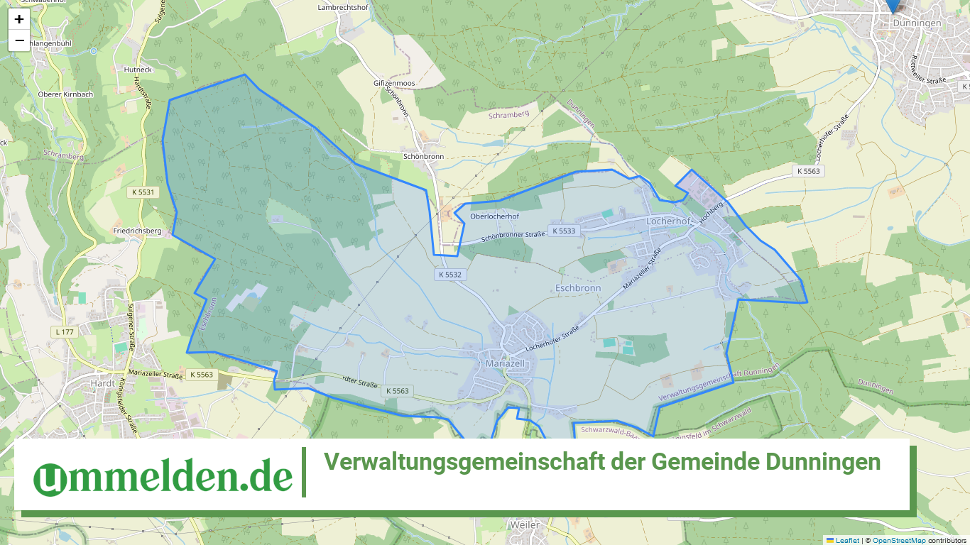 083255001 Verwaltungsgemeinschaft der Gemeinde Dunningen