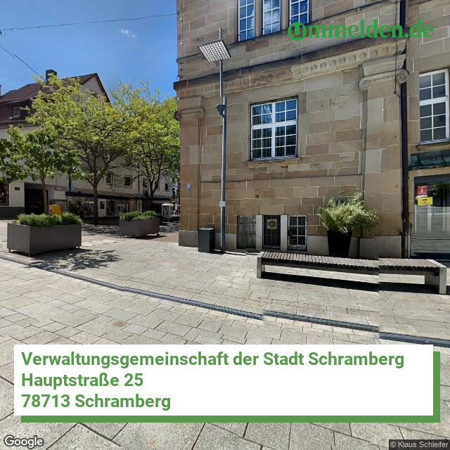 083255005 streetview amt Verwaltungsgemeinschaft der Stadt Schramberg