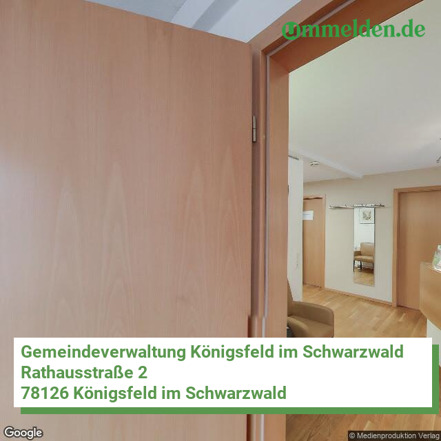083260031031 streetview amt Koenigsfeld im Schwarzwald